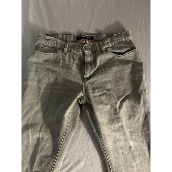 Tommy Hilfiger Men’s Jeans 34x32 Etroite Droite Slim Straight Gray - Picture 2 of 7